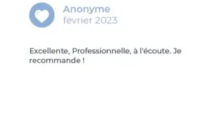 Avis client sur les séances de Delphine Tellier, sophrologue et hypnothérapeute à Luxembourg